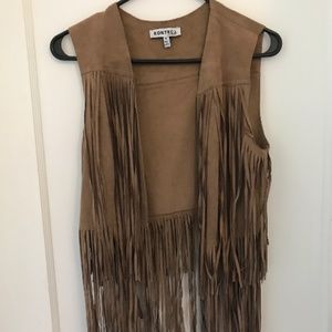 Kontrol Suede Fringe Vest